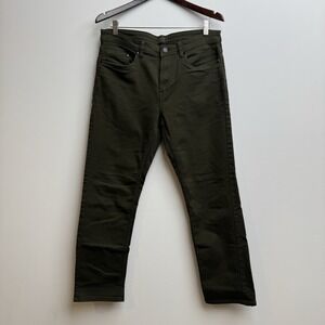 Jachs New York 5 Pocket Straight‎ Fit Stretch Pants Navy 32/32 Olive Green Men's